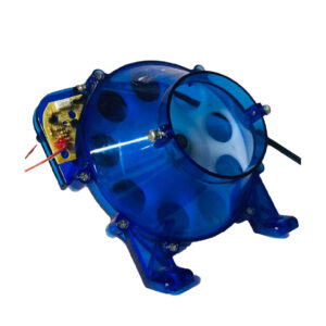 Hopper azul de plastico